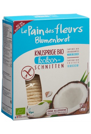 Blumenbrot Knusprige Schnitten Kokos 150g