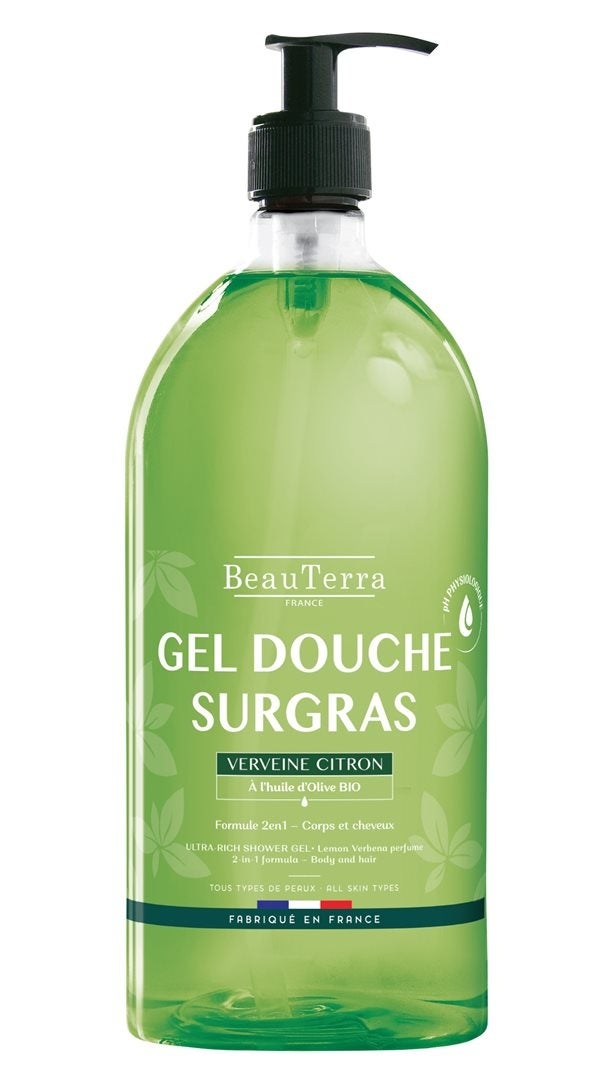 BeauTerra reichhaltiges Duschgel Zitronenverbene 1000ml BeauTerra reichhaltiges Duschgel Zitronenverbene 1000ml