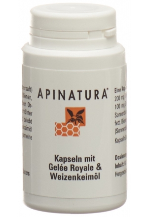APINATURA Gelée Royale Weizenkeimöl Kapseln 60 Stück