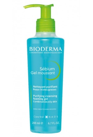 BIODERMA Sébium gel moussant Disp 200ml BIODERMA Sébium gel moussant Disp 200ml