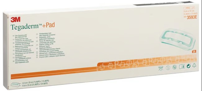 3M TEGADERM+PAD 9x35cm Wundkissen 4.5x30cm 25 Stück 3M TEGADERM+PAD 9x35cm Wundkissen 4.5x30cm 25 Stück