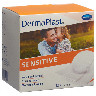 Dermaplast Sensitive Schnellverband 8cmx5m weiss Rolle Dermaplast Sensitive Schnellverband 8cmx5m weiss Rolle