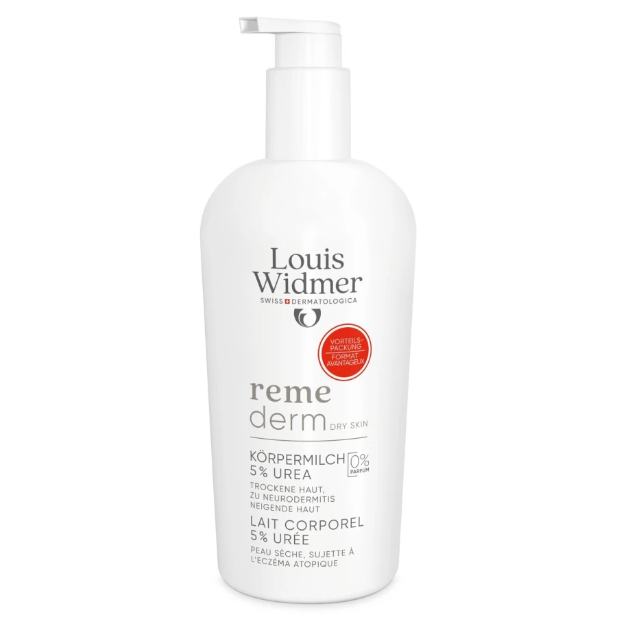 Louis Widmer Remederm Körper 5% Urea parfümiert 400ml