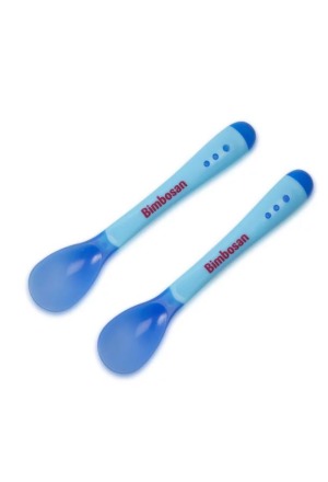 BIMBOSAN Löffel blau 2 Stück BIMBOSAN Löffel blau 2 Stück