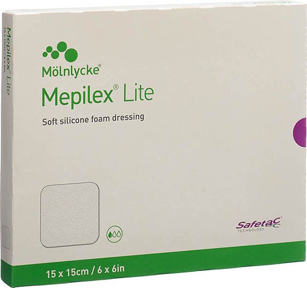 Mepilex Lite Absorptionsverb 15x15cm Sil (n) 5 Stück