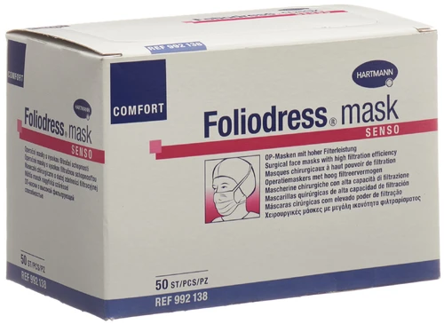 Foliodress Mask Senso grün 50 Stück