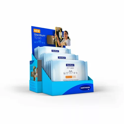 STERILLIUM 2in1 Wipes Display 12 Stück STERILLIUM 2in1 Wipes Display 12 Stück