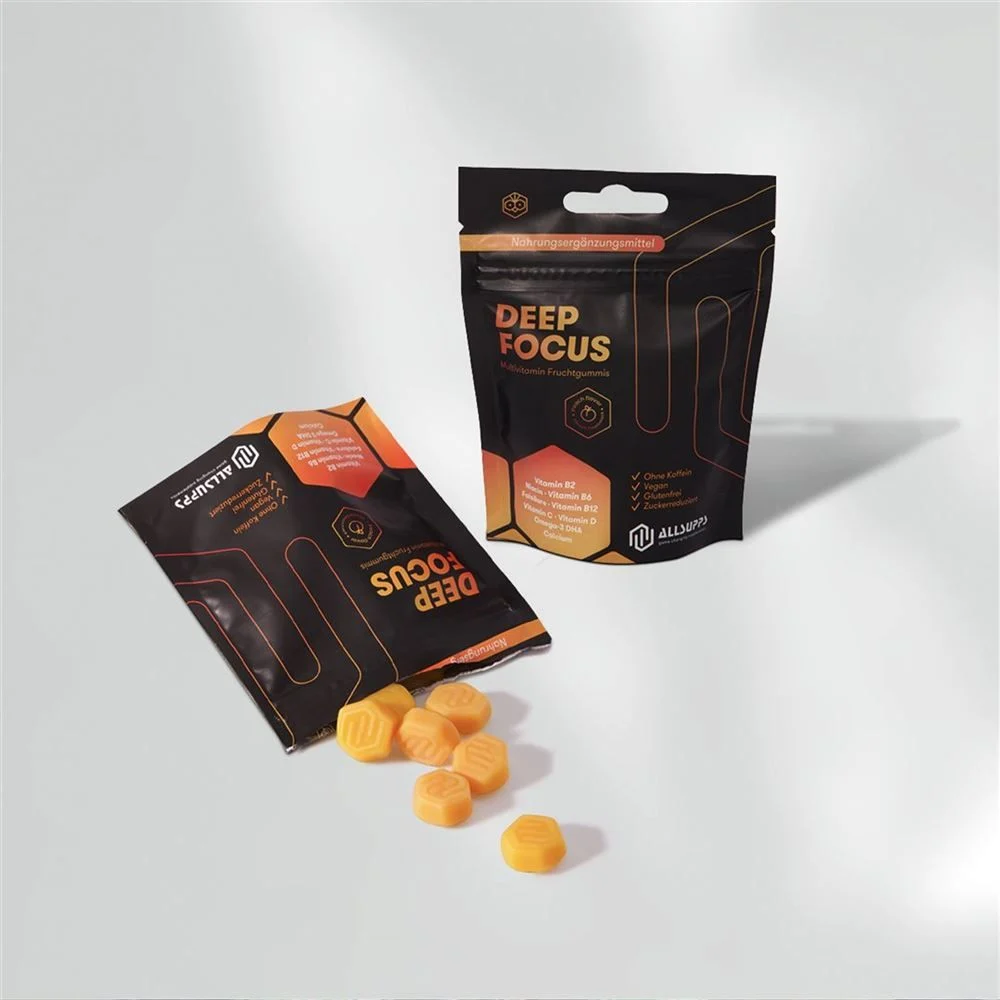 ALLSUPPS Deep Focus Multivit Gumm Pfirsich 12 Stück ALLSUPPS Deep Focus Multivit Gumm Pfirsich 12 Stück