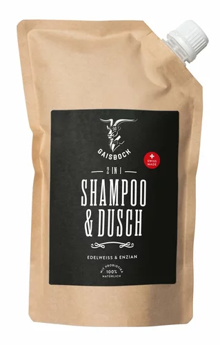 GAISBOCK Shampoo & Dusch Refill-Bag 500ml