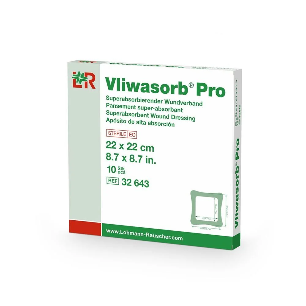 VLIWASORB Pro Wundverband 22x22cm 10 Stück
