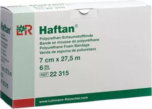 HAFTAN Schaumstoffbinden 27.5mx7cm Rolle 6 Stück
