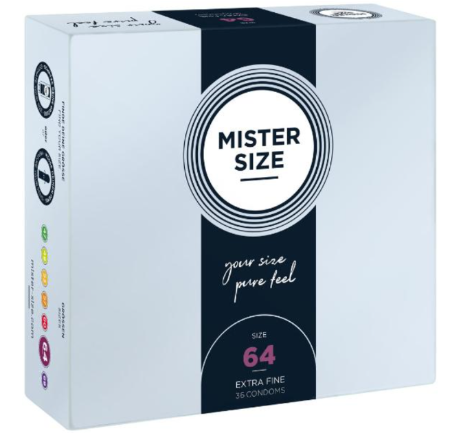 MISTER SIZE 64 Kondome Box 36 Stück