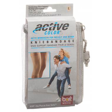 Bort ActiveColor Kniebandage L +37cm beige Bort ActiveColor Kniebandage L +37cm beige