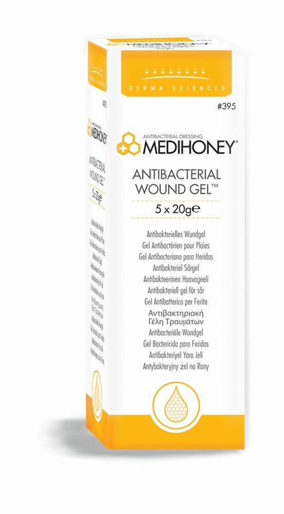 Medihoney Antibacterial Wound Gel 5x 20g Medihoney Antibacterial Wound Gel 5x 20g