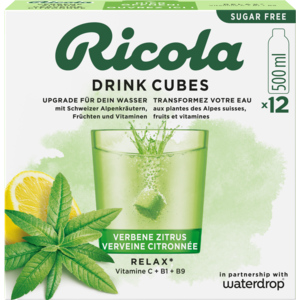 Ricola Drink Cubes Verbene Zitrus ohne Zucker 26.4g