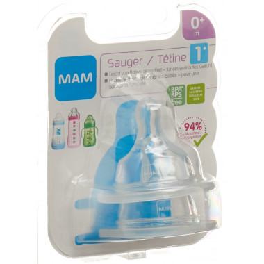 MAM Sauger 1 0+ Monate 2 Stück