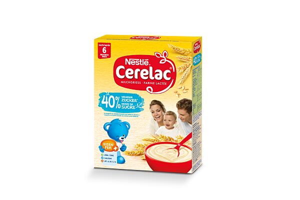 Nestlé CERELAC Milchbrei -40% Zucker 6M 250g