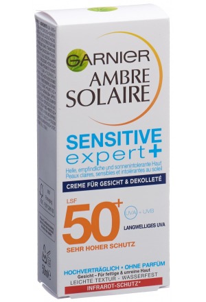 Ambre Solaire Gesichtscreme Sensitive Expert+ SF50+ 50ml Ambre Solaire Gesichtscreme Sensitive Expert+ SF50+ 50ml