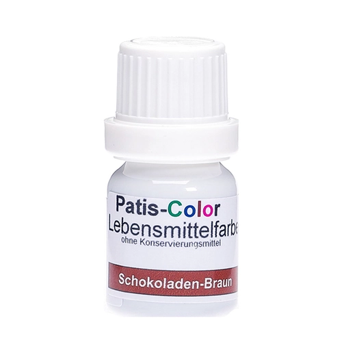 PATIS-COLOR Lebensmittelfarbe Schokoladenbraun 10 ml