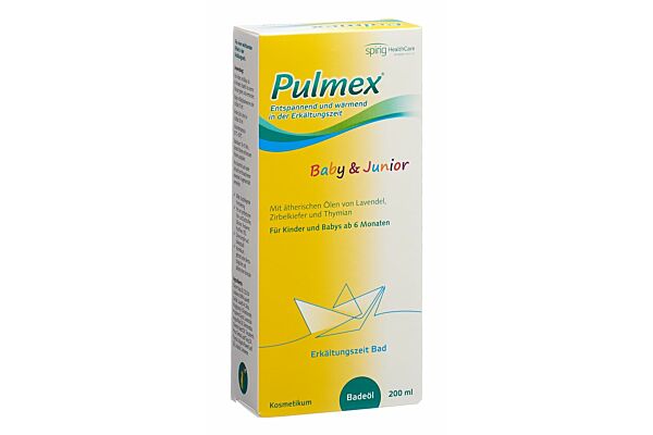 Pulmex Baby & Junior Badeöl Erkältungszeit 200ml Pulmex Baby & Junior Badeöl Erkältungszeit 200ml