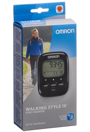 Omron Schrittzähler Walking Style IV schwarz