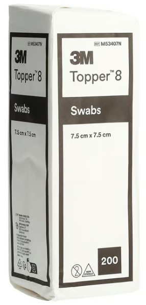 Topper 8 NW Kompr 7.5x7.5cm unsteril (n) 200 Stück