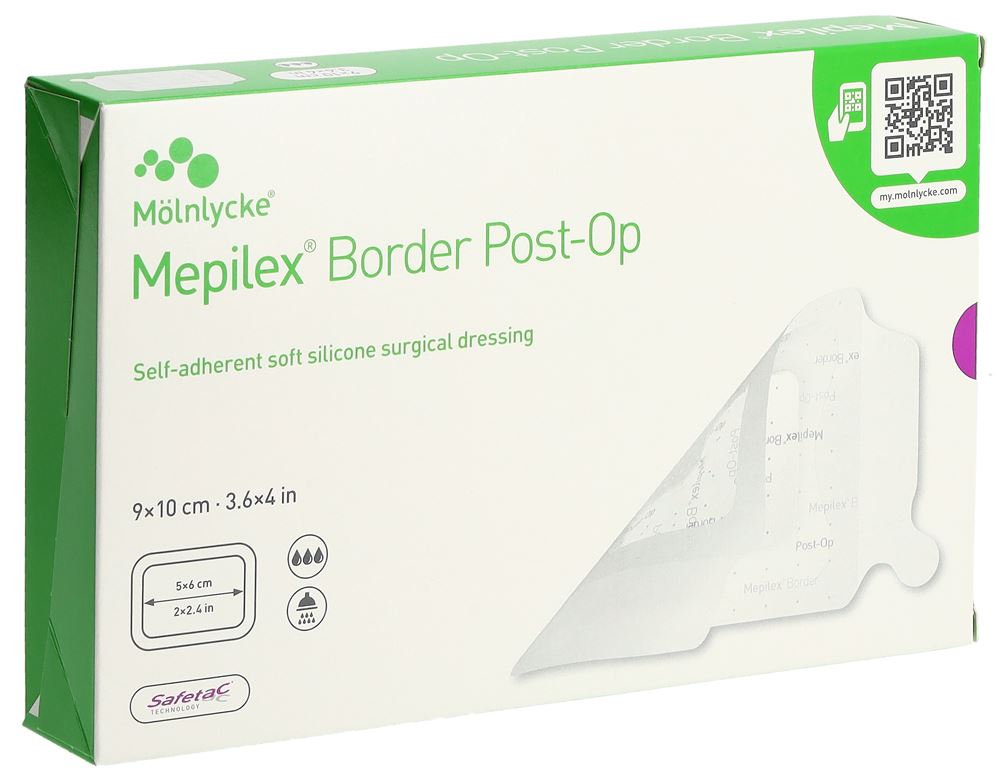 Mepilex Border Post OP 9x10cm (neu) 10 Stück