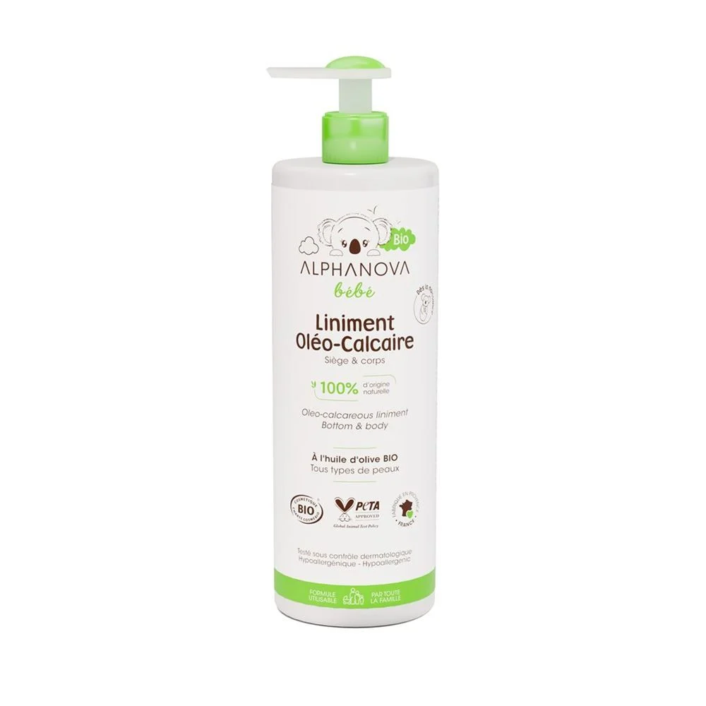 ALPHANOVA® BB Liniment oléo-calcaire Bio 400ml ALPHANOVA® BB Liniment oléo-calcaire Bio 400ml