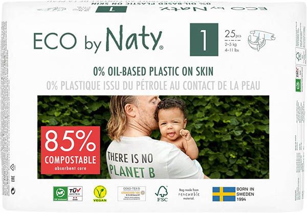 NATY Windel New Born Nr1 2-5kg 25 Stück