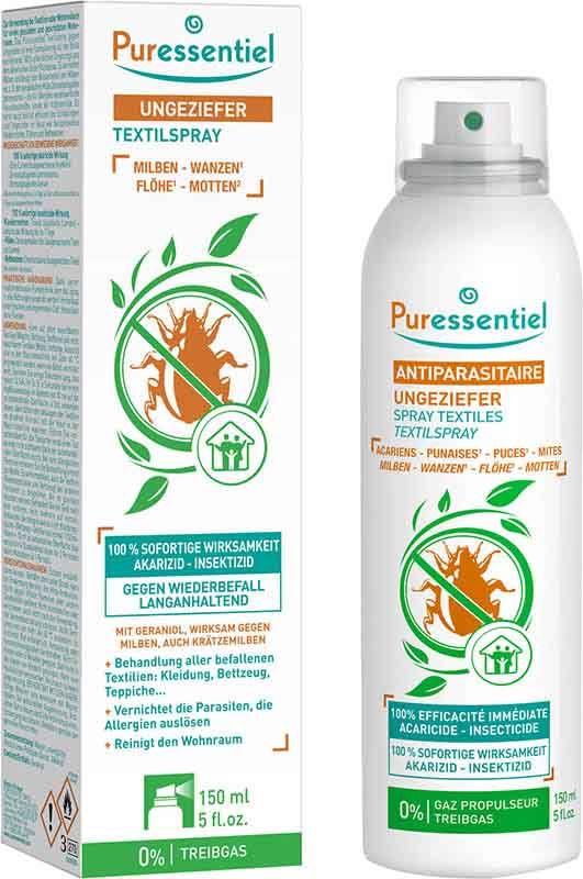PURESSENTIEL Textilspray Ungeziefer 150ml PURESSENTIEL Textilspray Ungeziefer 150ml