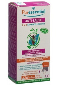 Puressentiel Anti-Läuse-Shampoo-Maske 2-in-1 +Kamm 150ml Puressentiel Anti-Läuse-Shampoo-Maske 2-in-1 +Kamm 150ml