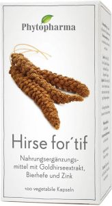 PHYTOPHARMA Hirse for'tif Kapseln 100 Stück