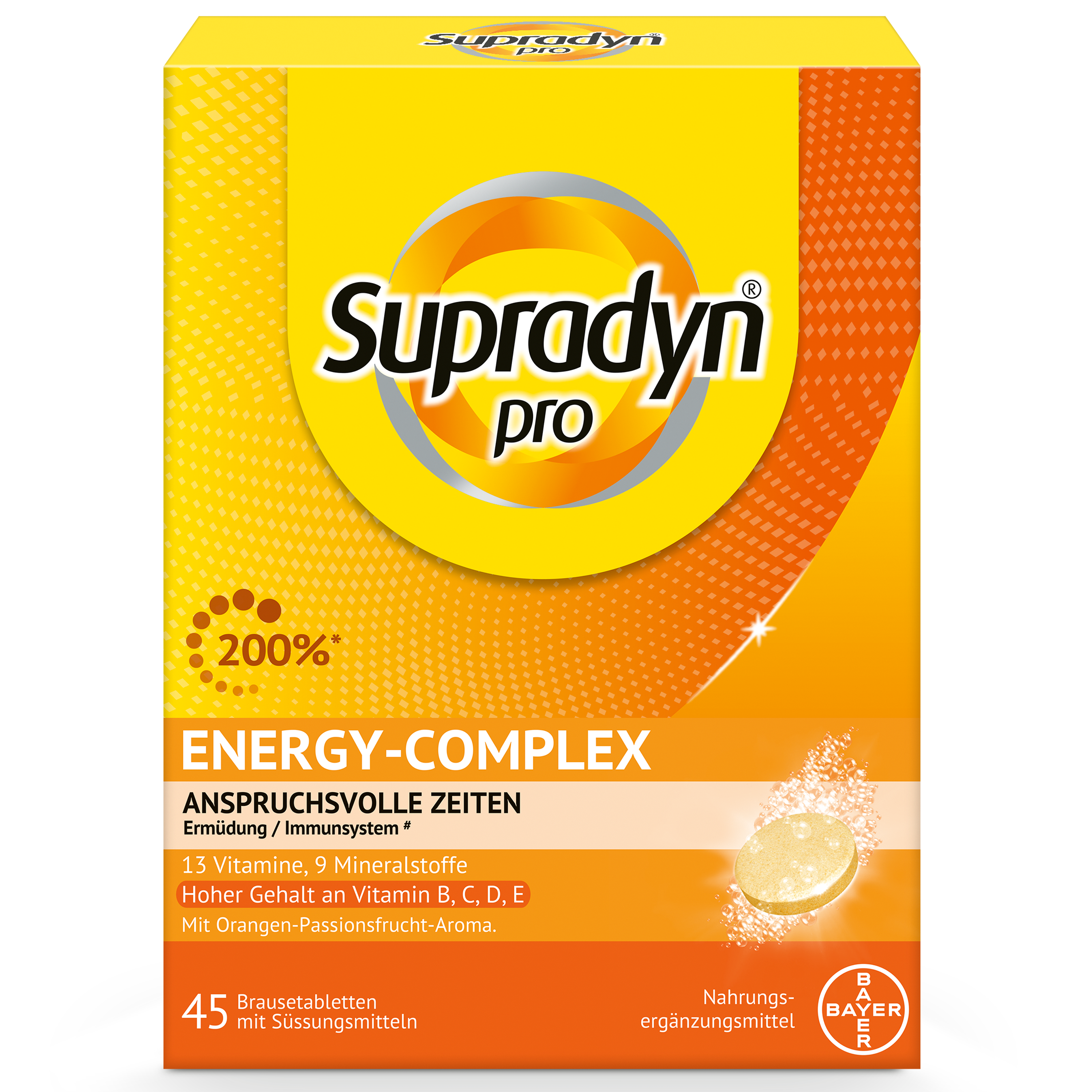 Supradyn® pro energy-complex Brausetabletten 45 Stück