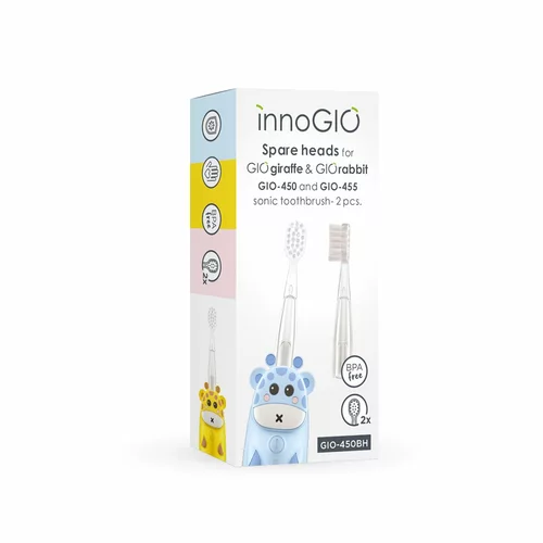 innoGIO Ersatzzahnbürste 2 Stück innoGIO Ersatzzahnbürste 2 Stück