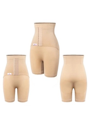 WONDERMOM Postpartum Belly Binder Shorts L beige
