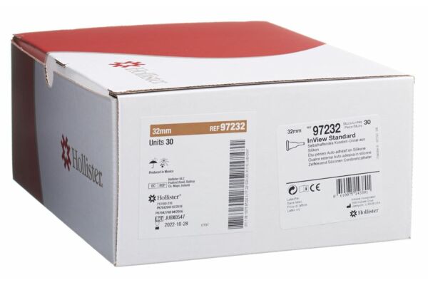 Hollister InView Kondom Urinal 32mm Standard 30 Stück