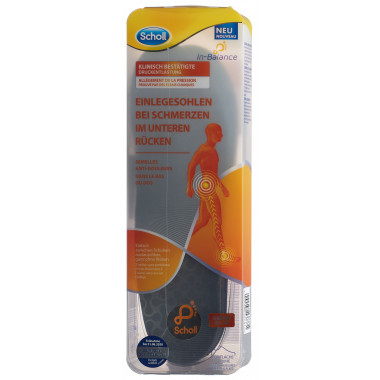 Scholl In-Balance Einlegesohle 40-42 bei Schmerzen im unteren Rücken 2 Stück Scholl In-Balance Einlegesohle 40-42 bei Schmerzen im unteren Rücken 2 Stück