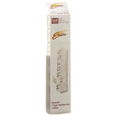 Bort EasyLife 7 Tage Tabletten Box transparent Bort EasyLife 7 Tage Tabletten Box transparent