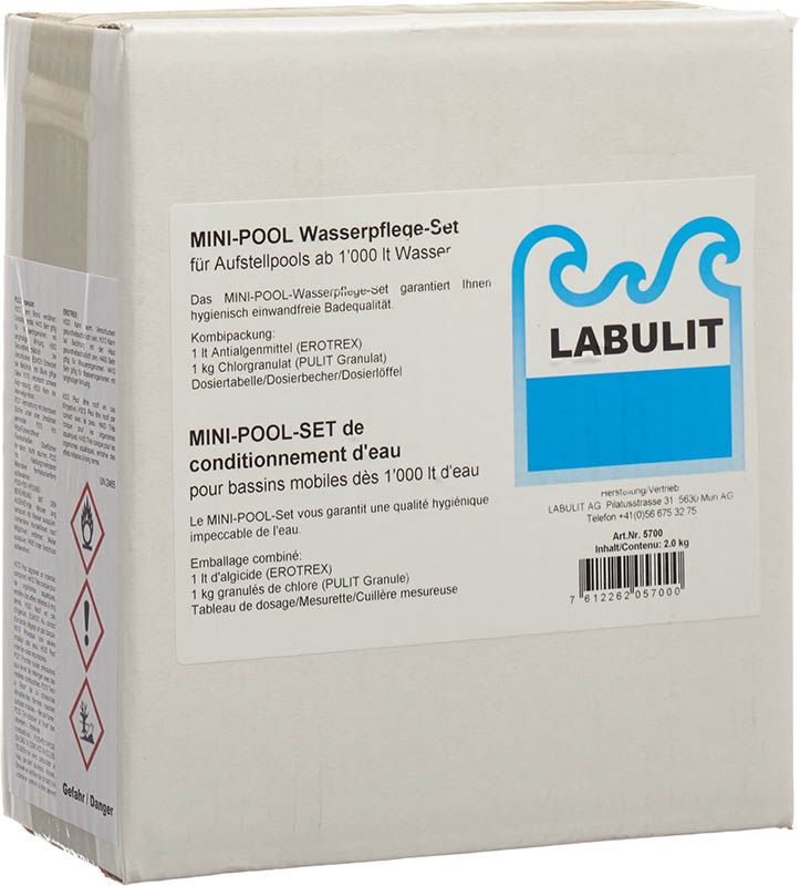 LABULIT Mini Pool Pflegeset m Pulit G/Erotrex 2kg