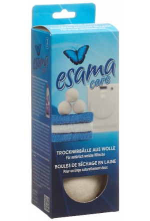 ESAMA Trocknerbälle aus Wolle 3 Stück