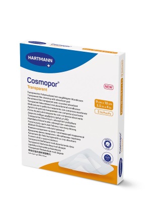 COSMOPOR transparent 9x10cm steril 5 Stück