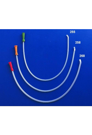 Qualimed Absaugkatheter CH14 60cm gebogen steril 100 Stück
