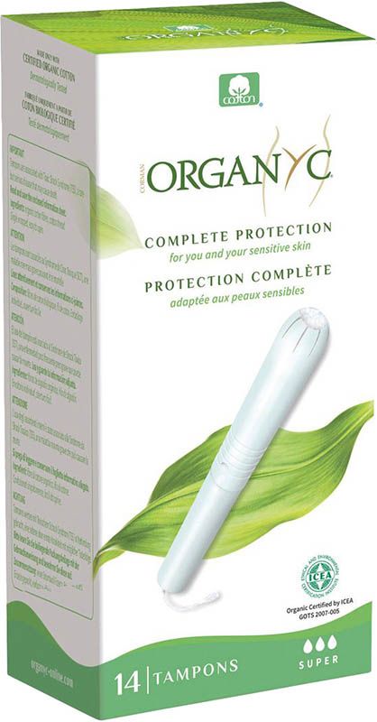 Organyc Tampons Super mit Applikator 14 Stück