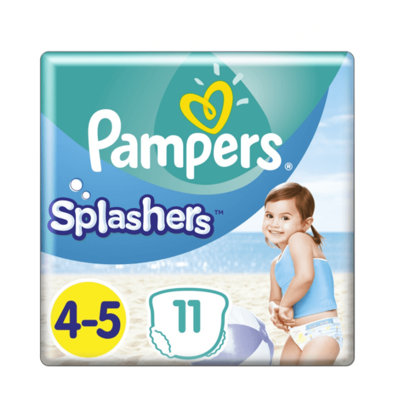 Pampers Splashers Gr4-5 Tragepack 11 Stück