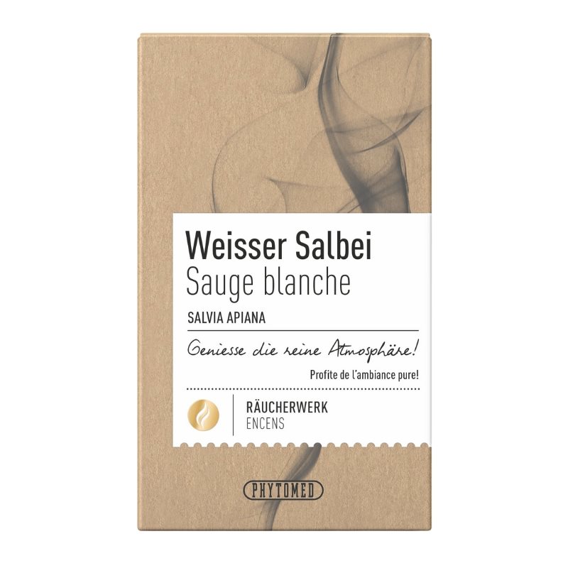 PHYTOMED Weisser Salbei Räucherwerk Karton 15g