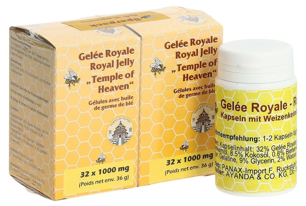 Gelée Royale Royal Jelly Kapseln Dose 64 Stück