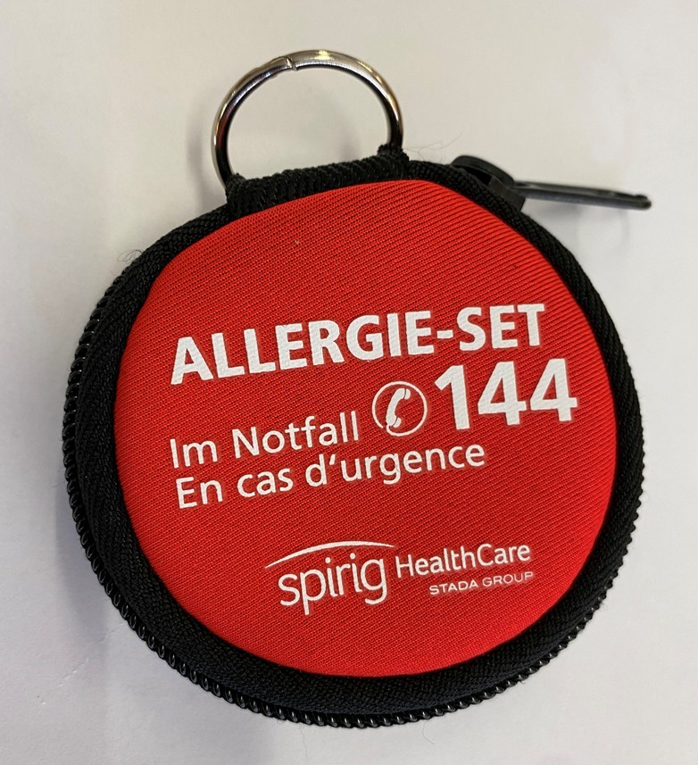 Allergie-Notfallset Tasche für Schlüsselbund