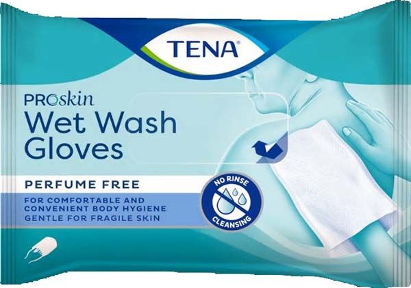 TENA Wet Wash Glove unparfümiert 5 Stück TENA Wet Wash Glove unparfümiert 5 Stück