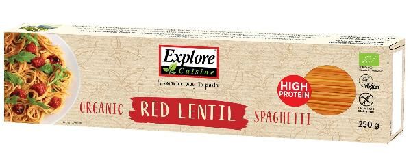 EXPLORE CUISINE Spaghetti Rote Linsen Bio 250g
