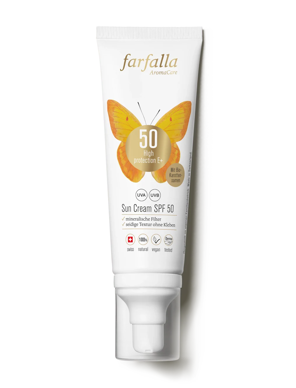 farfalla Sun Cream SPF 50 Tube 80ml
